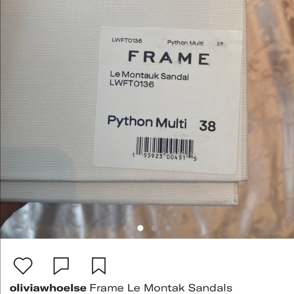 Frame python sandals - Picture 4 of 4